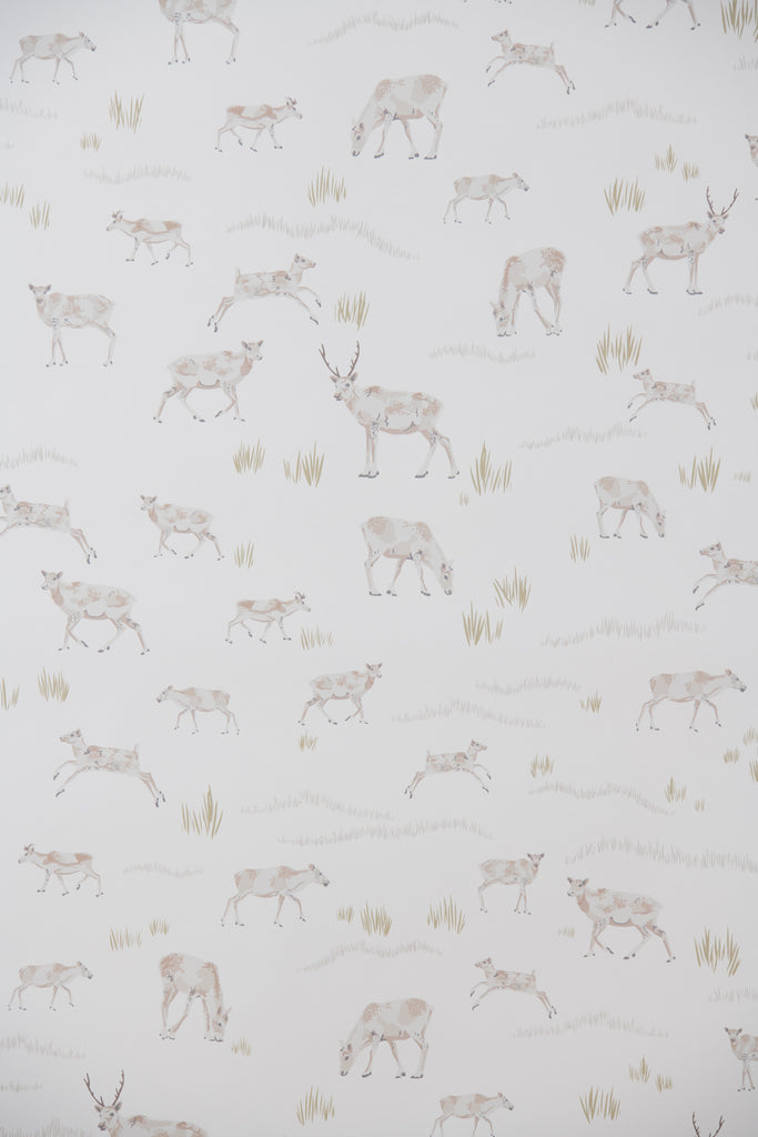 Caribou Wallpaper - WYNIL by NumerArt Wallpaper and Art